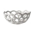 Elk Perforated Porcelian BOWL TRAY in White Finish Model: 724020