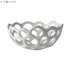 Elk Perforated Porcelian BOWL TRAY in White Finish Model: 724020