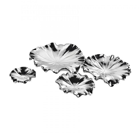 Elk Petal Bowl Set of 4 in Silver Model: H0017-10428/S4