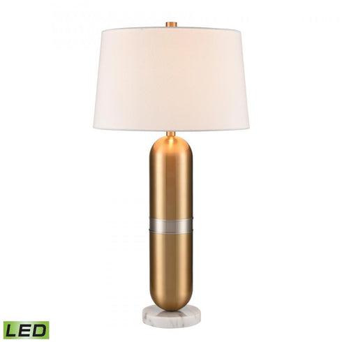 Elk Pill 34 Inch High 1 Light Table Lamp in Aged Brass Includes LED Bulb Model: H0019-9575-LED