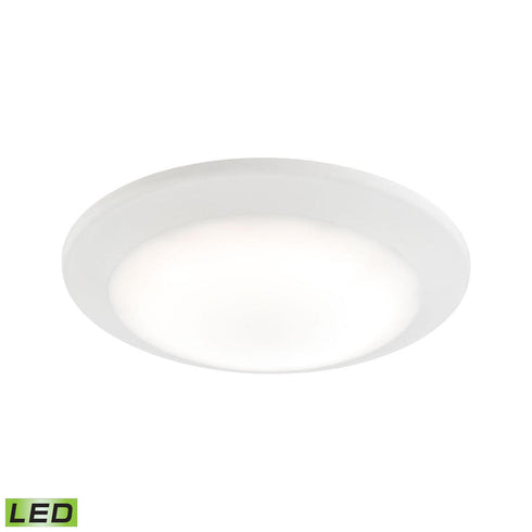 Elk Plandome FLUSH MOUNT in Matte White Finish Model: MLE1550-5-30