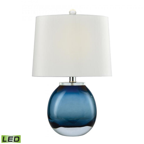 Elk Playa Linda 19 Inch High 1 Light Table Lamp in Blue Includes LED Bulb Model: D3854BL-LED