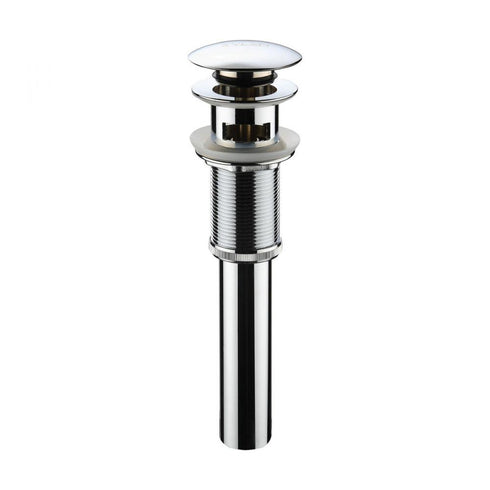 Elk Pop up Umbrella Drain with overflow Chrome in Polished Chrome Finish Model: UM110CP