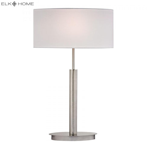 Elk Port Elizabeth TABLE LAMP in Satin Nickel Finish Model: D2549