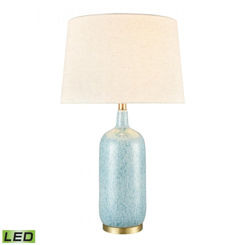 Elk Port Isabel 28 Inch High 1 Light Table Lamp in Blue Includes LED Bulb Model: S0019-8007-LED