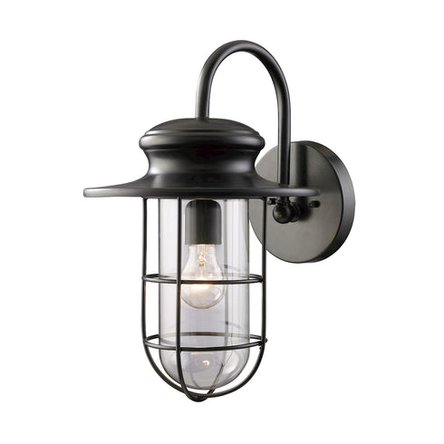 Elk Portside SCONCE in Matte Black Finish Model: 42285/1