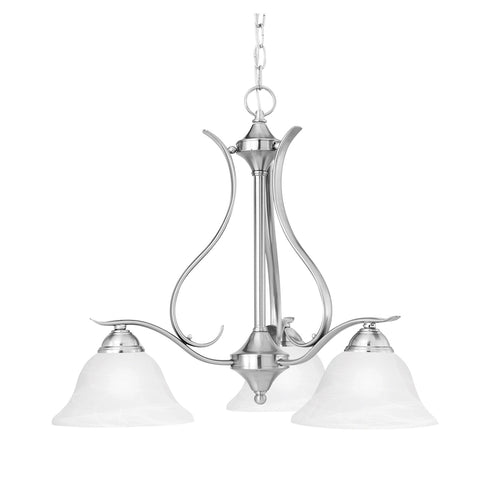 Elk Prestige 3 Light CHANDELIER in Brushed Nickel Finish Model: SL863378