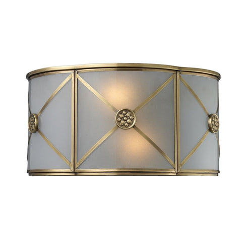 Elk Preston SCONCE in Brushed Brass Finish Model: 22000/2