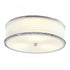 Elk Prism 16.75 Inch Wide 3 Light Flush Mount in Polished Nickel Model: 5665-PN-WG