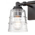 Elk Pulsate 13 Inch Wide 2 Light Vanity Light in Matte Black Model: 67981/2
