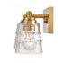 Elk Pulsate 13 Inch Wide 2 Light Vanity Light in Satin Brass Model: 67971/2