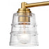 Elk Pulsate 21.5 Inch Wide 3 Light Vanity Light in Satin Brass Model: 67972/3