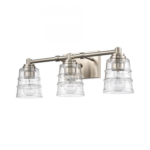 Elk Pulsate 21.5 Inch Wide 3 Light Vanity Light in Satin Nickel Model: 67962/3