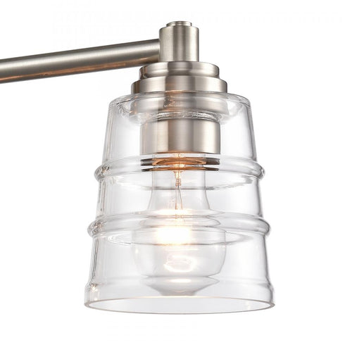 Elk Pulsate 30.25 Inch Wide 4 Light Vanity Light in Satin Nickel Model: 67963/4
