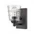 Elk Pulsate 4.5 Inch Wide 1 Light Vanity Light in Matte Black Model: 67980/1