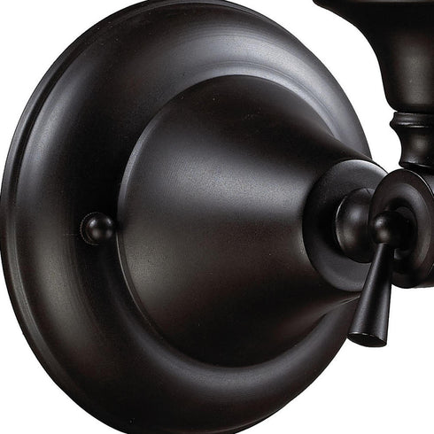Elk Quinton Parlor VANITY LIGHT in Oiled Bronze Finish Model: 66211-1