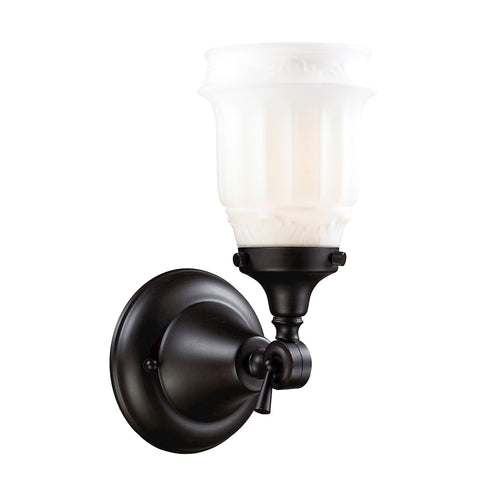 Elk Quinton Parlor VANITY LIGHT in Oiled Bronze Finish Model: 66211-1