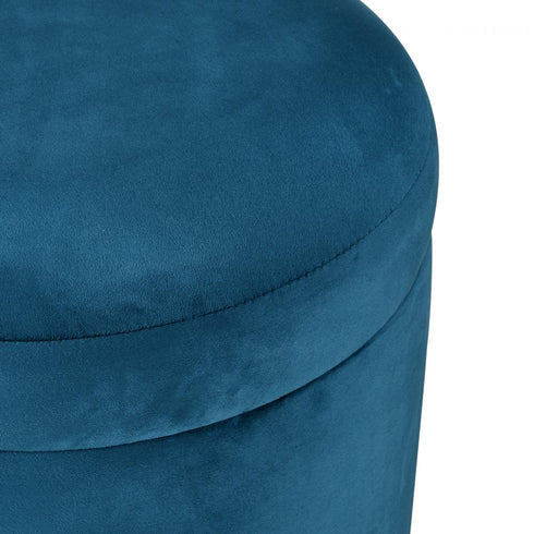 Elk Raina BENCH OTTOMAN in Dark Blue Finish Model: S0035-9180