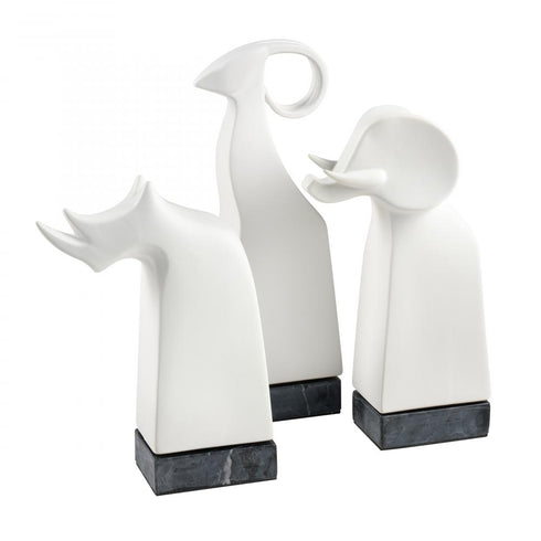 Elk Ram ORNAMENTAL ACCESSORY (2 pack) (2 pack) in Matte White Finish Model: H0017-9154