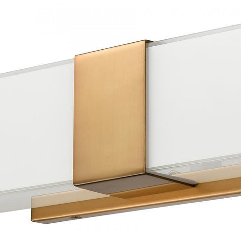 Elk Reciprocate 25 Inch Wide 2 Light Vanity Light in Aged Brass Model: 81670/2