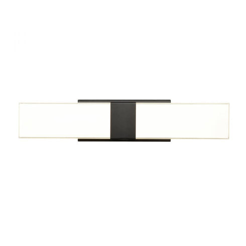 Elk Reciprocate 25 Inch Wide 2 Light Vanity Light in Matte Black Model: 81680/2