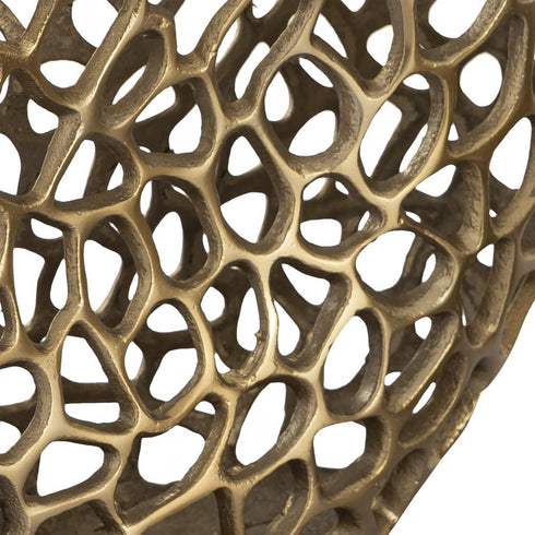 Elk Reef VASE JAR BOTTLE in Gold Finish Model: S0807-8746