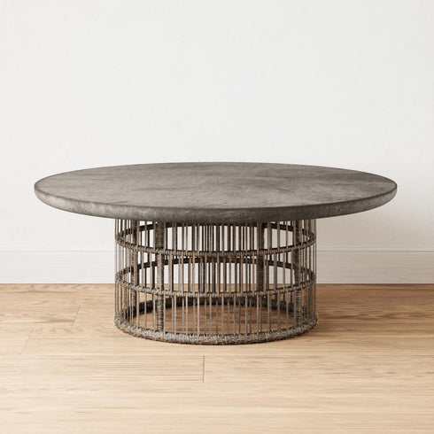 Elk Refuge COFFEE TABLE in Waxed Concrete Finish Model: 157-022