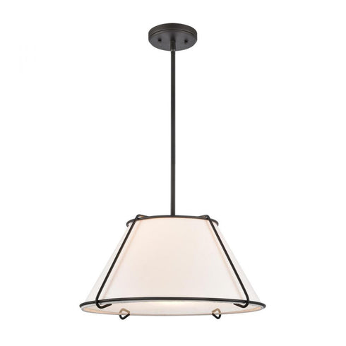 Elk Regalia 18 Inch Wide 1 Light Pendant in Oil Rubbed Bronze Model: 68234/1