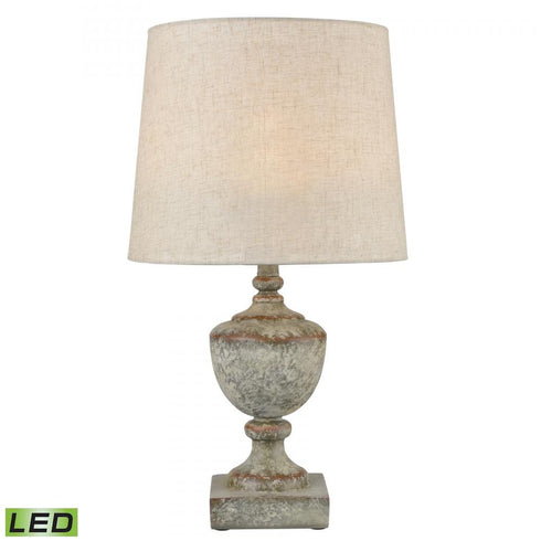 Elk Regus 24 Inch High 1 Light Outdoor Table Lamp in Antique Gray Includes LED Bulb Model: D4389-LED