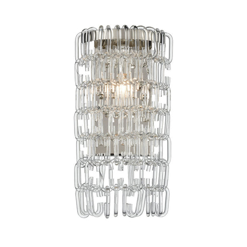 Elk Renaissance Invention 1 Light SCONCE in Polished Nickel Clear Clear Finish Model: D4266