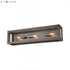 Elk Renaissance Invention 3 Light SCONCE in Aged Wood Weathered Zinc Clear Crystal Finish Model: D3999