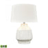 Elk Rhoda 24 Inch High 1 Light Table Lamp in White Includes LED Bulb Model: H0019-7992-LED