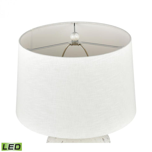 Elk Rhoda 24 Inch High 1 Light Table Lamp in White Includes LED Bulb Model: H0019-7992-LED