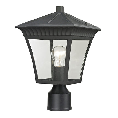 Elk Ridgewood POST MOUNT in Matte Textured Black Finish Model: 8411EP/65