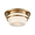 Elk Riley FLUSH MOUNT in Satin Brass Finish Model: 16093/2