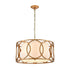 Elk Ringlets CHANDELIER in Golden Silver Finish Model: 33425/4