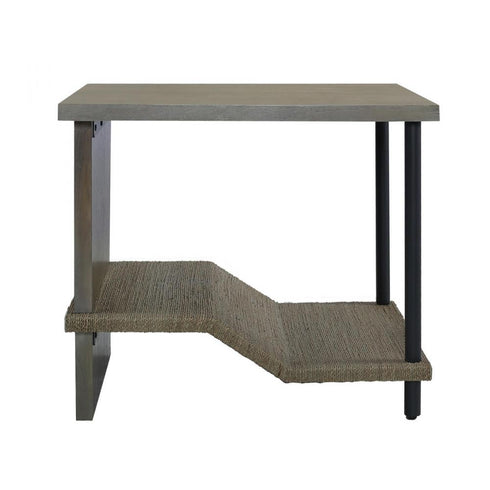Elk Riverview Accent Table Gray in Polished Slate Finish Model: S0075-9881