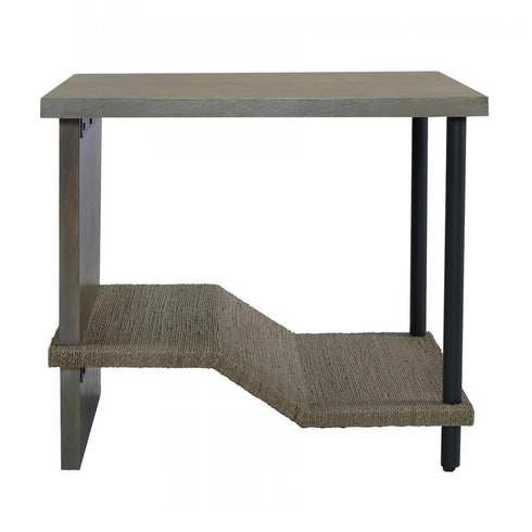 Elk Riverview Accent Table Gray in Polished Slate Finish Model: S0075-9881
