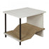 Elk Riverview Accent Table White in Checkmate White Finish Model: S0075-9969