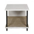 Elk Riverview Accent Table White in Checkmate White Finish Model: S0075-9969