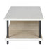 Elk Riverview Coffee Table White in Checkmate White Finish Model: S0075-9968
