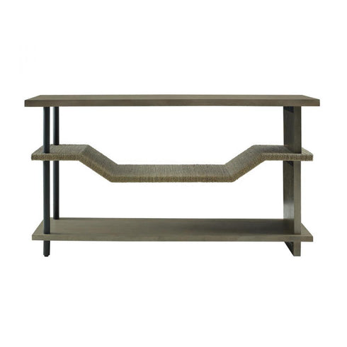 Elk Riverview Console Table Gray in Polished Slate Finish Model: S0075-9880