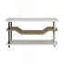 Elk Riverview Console Table White in Checkmate White Finish Model: S0075-9970