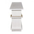 Elk Riverview Console Table White in Checkmate White Finish Model: S0075-9970