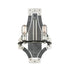 Elk Riveted Plate 2 Light SCONCE in Silverdust Iron Polished Nickel Polished Nickel Finish Model: 15230/2