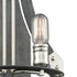 Elk Riveted Plate 2 Light SCONCE in Silverdust Iron Polished Nickel Polished Nickel Finish Model: 15230/2