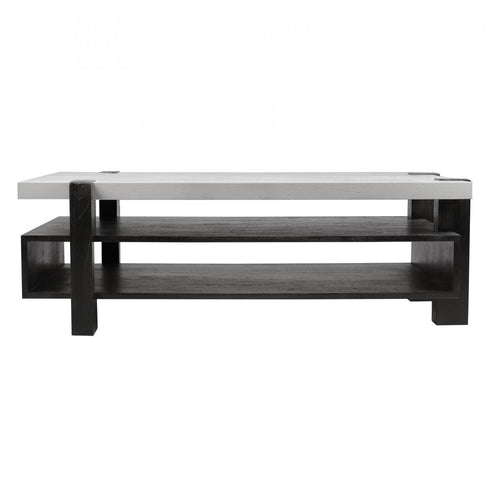 Elk Riviera Coffee Table in Checkmate Black Model: S0075-9874