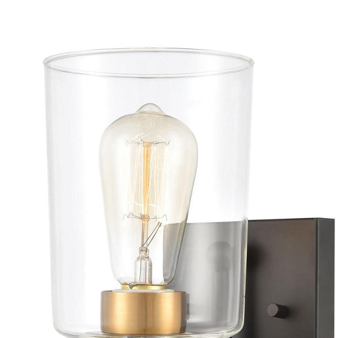 Elk Robins VANITY LIGHT in Matte Black Finish Model: 46610/1