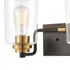 Elk Robins VANITY LIGHT in Matte Black Finish Model: 46611/2