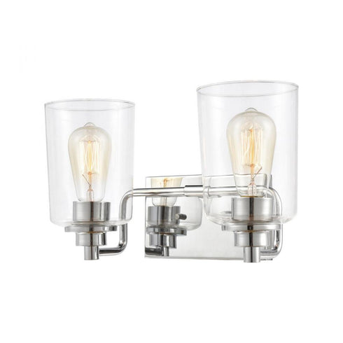 Elk Robins VANITY LIGHT in Polished Chrome Finish Model: 46621/2